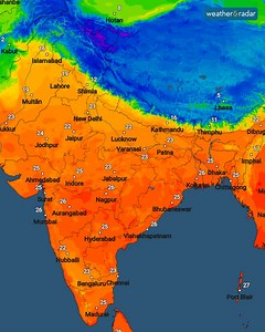 🌡☀Heat is increasing! Get real-time updates on heatwaves, thunderstorms & lightning. Receive alerts and take timely precautions! | Weather & Radar India