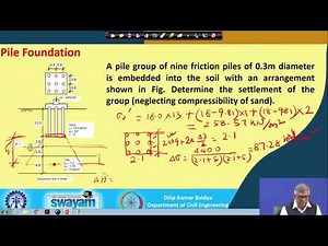Lecture 46 : Pile foundation (Contd.)