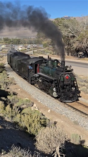 Nevada Northern Steam Train 81 Highball