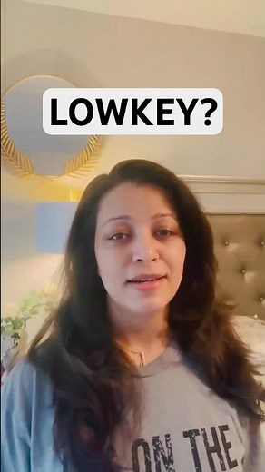 Lowkey Meaning in English | Speak Like a Native #shorts