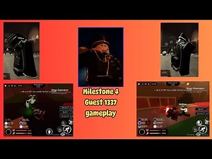 Always Be Strong: Milestone 4 Guest 1337 gameplay in Forsaken Roblox #forsaken #roblox #guest1337