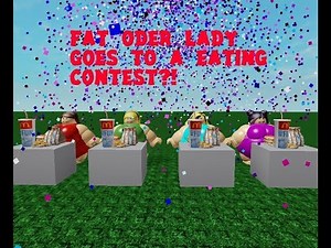 Fat Oder Lady enters a eating contest?!