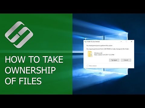 How to Take Ownership of a File or Folder and Get Access to View and Edit Them ✍️👁️‍🗨️📁