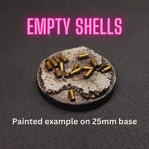 Empty Bullet Shells X250 PRINT for Miniature Wargaming. 28/32mm Scale. 3d Printed Bitz for Basing, Kitbashing, Scenery. - Etsy