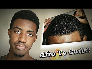 How To Get Curly Hair On Short Hair | Black Men & Women | 4C
