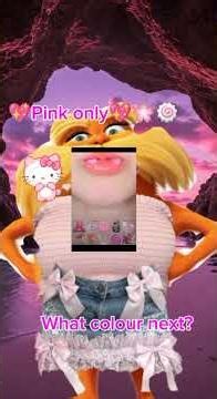 Preppy Lorax eats pink sweet mukbang 🍬💖#muckbang#preppy#viral#candy#foryou#aesthetic