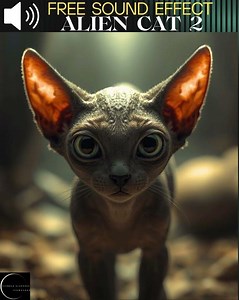 ALIEN CAT SOUND EFFECT 2 #alienanimals #aliencat #aliensound #freesoundeffects #sound #catsounds
