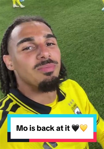 A pleasure to have you back, Mo 🫶🖤💛 #mls #columbuscrew #futbol⚽️ #ohio #golazo @Mohamed Farsi
