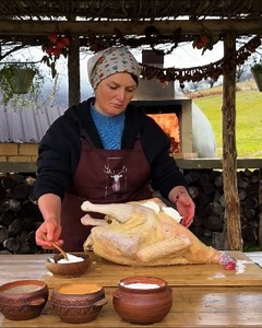 Crispy Recipe For Stuffed Turkey Baked In The Oven! A Hot Lunch On A Cold Day! | Special Cooking