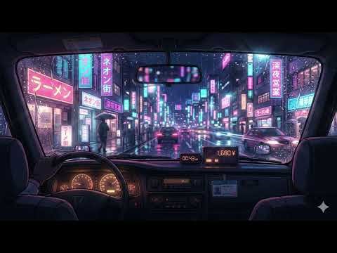 Neon Taxi Ride 🚕 Lofi Chill Beats | Relaxing Music for Study, Focus & Sleep