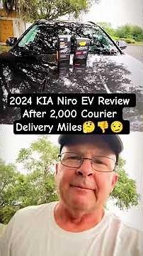 2024 KIA Niro EV Review After 2,000 Courier Delivery Miles🤔👎😏