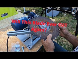 Dull Blade VS Harbor Freight Circular Saw Blade Sharpener
