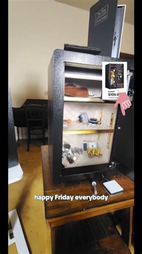 TNTANTS 5.2 Large Home Security Safe Box with Digital Keypad Alarm System Internal Locking