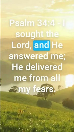 Psalm 34:4