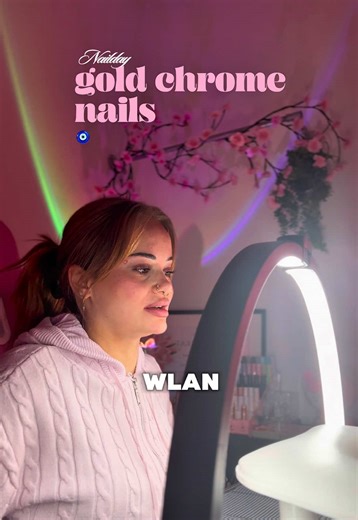 Simple and Cute Chrome Nail Tutorial