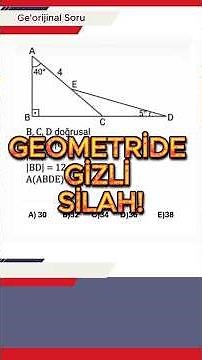 The "Impossible to See" Area Question in Geometry! | Ge'original Question