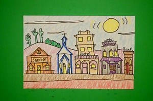 Let's Draw an Old Western Town!