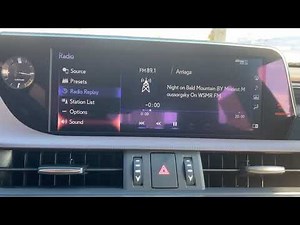 How To Save Radio Stations in a 2019 Lexus