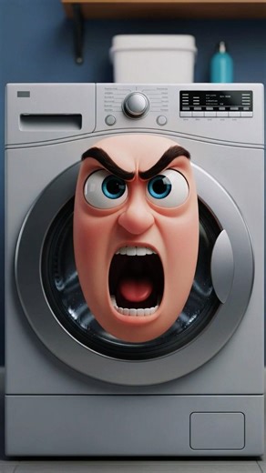 The Iron, Washing Machine & Lint Roller Go CRAZY 🤬 #shorts #comedy #relatable