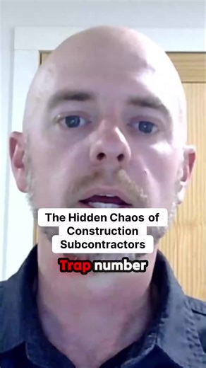 That dream team you hired? It’s actually a sprawling, unmanaged network of independent trades, each running on their own clock and driven by their own incentives. 😳 Most homeowners don't see this hidden structure until the delays start piling up. Subcontractor chaos isn't dishonesty; it's the reality of coordinating multiple schedules, constraints, and priorities on one job site. Knowing this secret about the construction ecosystem is massive leverage for any homeowner planning a build or major