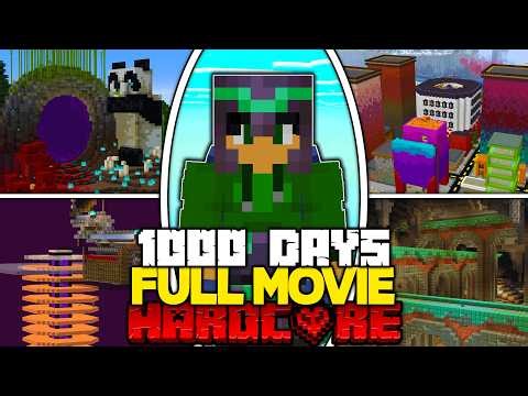 I Survived 1000 Days in Minecraft Hardcore [FULL MOVIE]