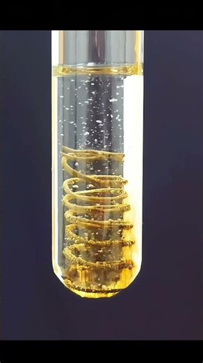 "Iron and Nitric Acid Reaction | Surprising Chemistry Experiment | shorts #chemistry #shorts