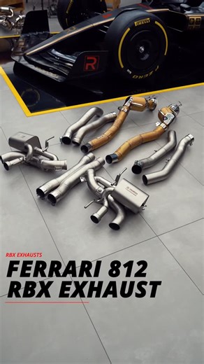 Racebox Romania | Pirelli P Zero World on Instagram: "Ferrari 812 + Racebox VORTEX Exhaust🌪️ Our full exhaust system with mid X-pipe unleashes the ultimate V12 storm — razor-sharp high notes, thunderous downshifts, and a sound that pulls you straight into the vortex. 🔥 Precision engineered. Perfect fitment. Pure Ferrari adrenaline. 🏁 #Ferrari812 #RaceboxVortex #FerrariV12 #ExhaustSystem #RaceboxExhaust"