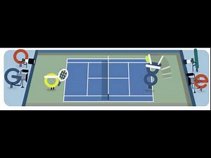 Start of the 2015 US Open google doodle