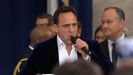Christopher Macchio performs at Donald Trump's inauguration
