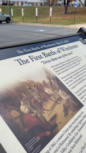 7.3K views · 250 reactions | We recently added this brand new interpretive sign for the First Battle of Winchester at the Winchester-Frederick County Convention & Visitors Bureau! Make sure to check it out next time you are in the Shenandoah Valley! #ShenandoahValley #CivilWar #Battlefield #Virginia #History | Shenandoah Valley Battlefields National Historic District | Facebook