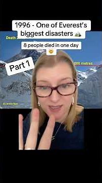 Everest 1996 how inexperience killed 8 climbers #mounteverest #everest1996
