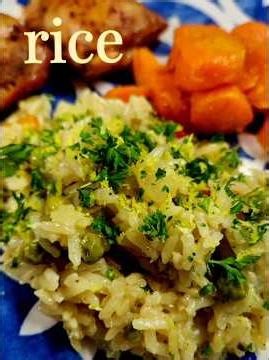 Lemony, savoury, easy & peasy Rice. Try it!