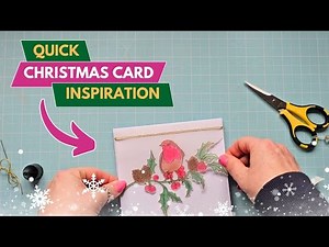 Quick Christmas Card Making Tutorial by Ann Melvin | Card Making Magic | CraftStash