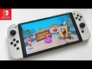 SpongeBob: Krusty Cook-Off Nintendo Switch OLED Gameplay