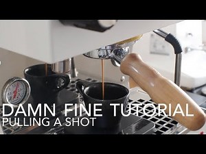 DAMN FINE TUTORIAL - Pulling A Shot