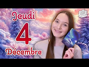 🌞DES RÉCOMPENSES ARRIVENT, LA CONSTRUCTION D'UNE RELATION ! TIRAGE DU JOUR - JEUDI 4 DÉCEMBRE