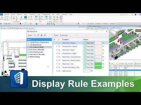 Example Display Rules for OpenBuildings Designer