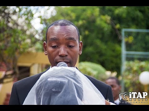 Groom cries and sings 'PERFECT' as his bride walks down the aisle