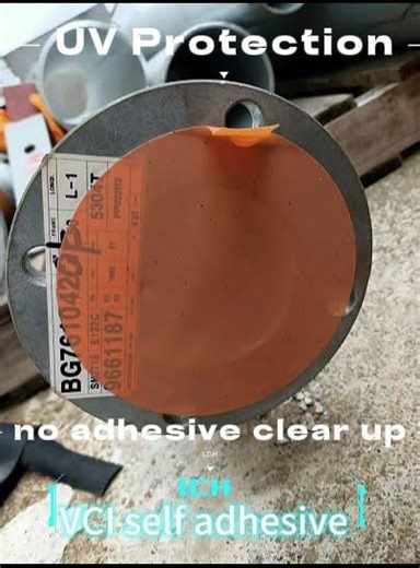 Sandblasting and ship VCI Self adhsive flange protectors