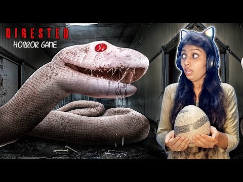 A Giant Snake Chasing Me To Eat 😱 - New DIGESTED Horror Game !!