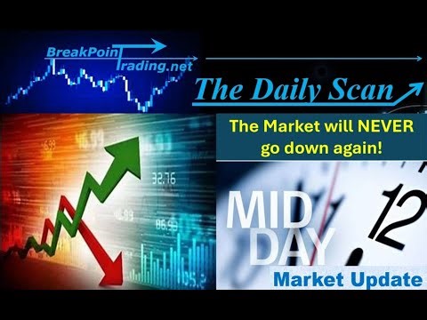 Mid-Day Update - This Market may NEVER go down again!