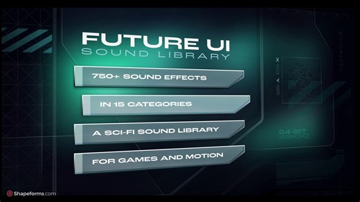 Future UI Sound Library released!