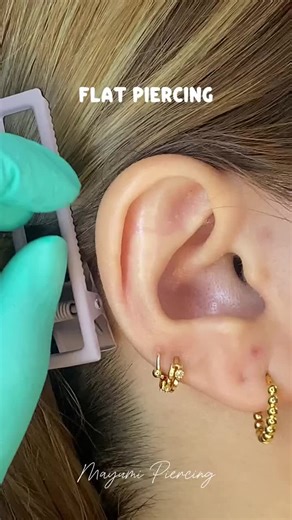 Dainty Flat Piercing: A Guide to Stylish Ear Piercings