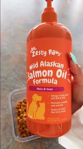 Wild Alaskan Salmon Oil for Cats & Dogs #pets