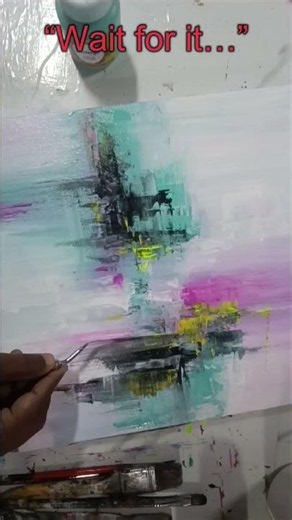 easy acrylic techniques #viralvideo #art #painting #shorts