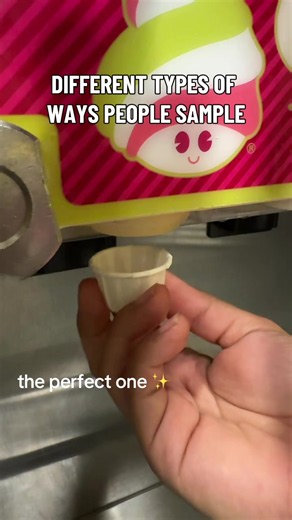 Different Types of Ways People Sample Froyo