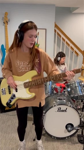 Ruby Adams | I love jamming with my little sis’ @mabelondrums 🎸🥁❤️ Here’s a throwback to one of our favorite jams together, Let’s Groove by... | Instagram