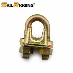 [Hot Item] a Type Malleable Steel Galv Wire Rope Clamp