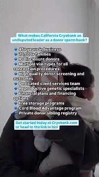What makes California Cryobank leader as donor sperm bank?