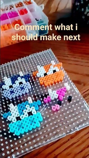 perler bead cows